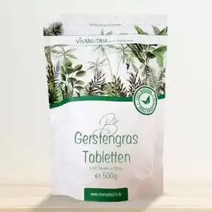 Gerstengras-Tabletten Vivanutria Bio-Gerstengrastabs, 500g