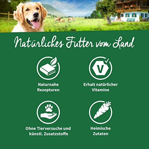 Getreidefreies Hundefutter Müller`s Naturhof FUTTER VOM LAND