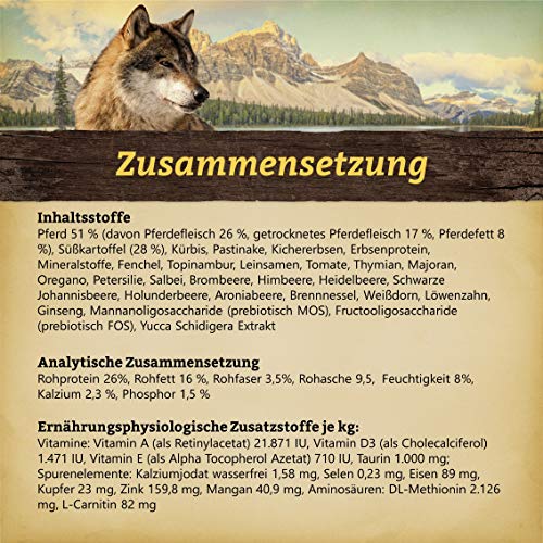 Getreidefreies Hundefutter Wolfsblut – Wide Plain 2 x 15 kg Pferd