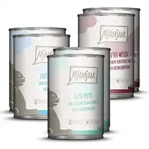 getreidefreies-nassfutter-katze-mjamjam-mixpaket-ii-6-x-400-g