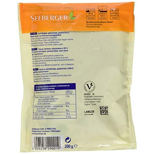 Getrocknete Feigen Seeberger Soft-Feigen, 13 x 200 g