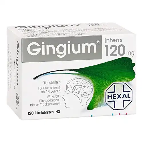 Ginkgo-Tabletten Hexal Gingium Intens 120 mg Filmtabletten