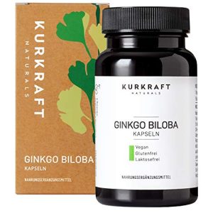 Ginkgo-Tabletten Kurkraft Ginkgo Biloba 6000, 365 Kapseln
