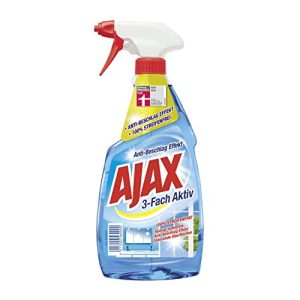 Glasreiniger Ajax mit Sprühpistole, 4er Pack (4 x 500 ml)