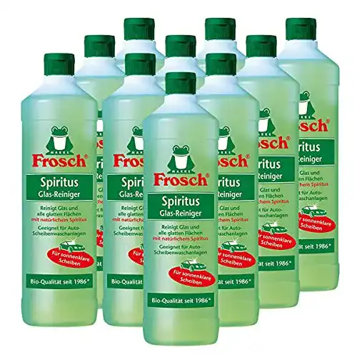 Glasreiniger Frosch Spiritus Glas Reiniger, 10er Pack (10 x 1 l)