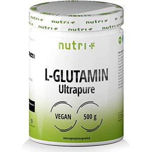 Glutamin Nutri + L- Pulver 500g Vegan, Neutral & hochdosiert