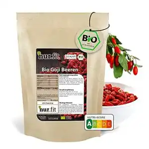 Goji-Beeren Nurafit nur.fit BIO Goji Beeren 500g – ungeschwefelt