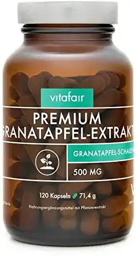 Granatapfel-Kapseln VITAFAIR Granatapfel Extrakt, 120 Kapseln