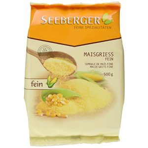 Grieß Seeberger Mais fein (Polenta), 9er Pack (9 x 500 g)