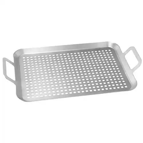 Grillkorb bremermann Grillplatte 43 x 25 x 5 cm Edelstahl
