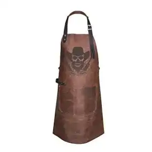 Grillschürze Leder
