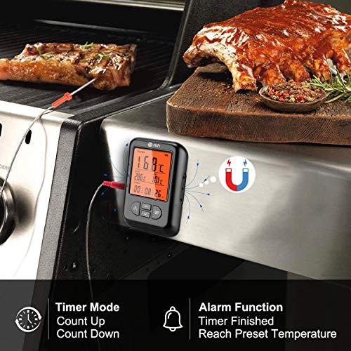 Grillthermometer (Bluetooth) Te-Rich, unterstützt IOS, Android