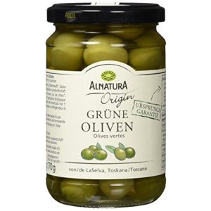 Grüne Oliven Alnatura Bio Origin Oliven, grün, 6 x 310 g