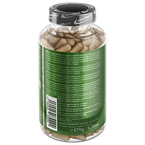 Grüner-Tee-Kapseln IronMaxx Green Tea/Grüntee-Extrakt, 300 St