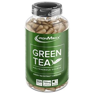 Grüner-Tee-Kapseln IronMaxx Green Tea/Grüntee-Extrakt, 300 St