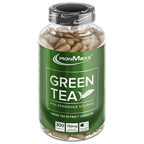 Die beste gruener tee kapseln ironmaxx green tea gruentee extrakt 300 st Bestsleller kaufen