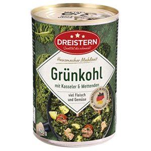 Grünkohl DREISTERN mit Kasseler und Mettenden 400 g