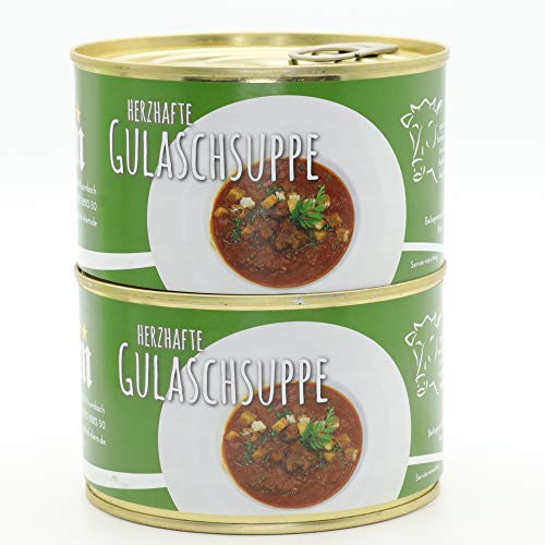 Die beste gulaschsuppe diem 2 x konserve 400g herzhaft mit majoran Bestsleller kaufen