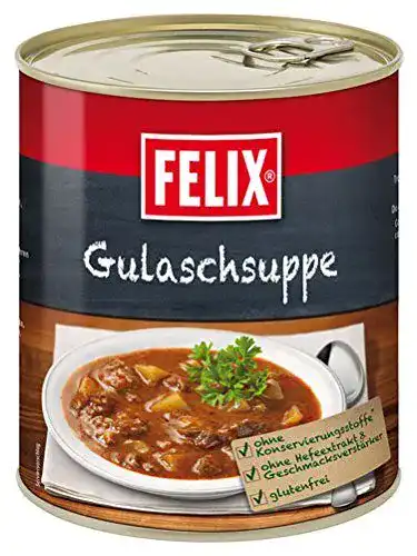 Gulaschsuppe Felix, mit saftigem Rindfleisch – 800g – 6x