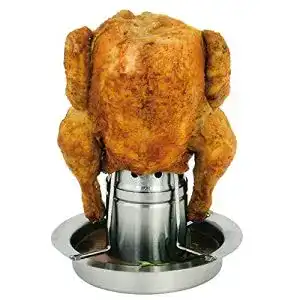 Hähnchengriller bremermann mit Aromabehälter, aus Edelstahl (1)