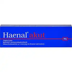 Hämorrhoidensalbe HAENAL akut Creme Hämorrhoidenmittel, 50 g