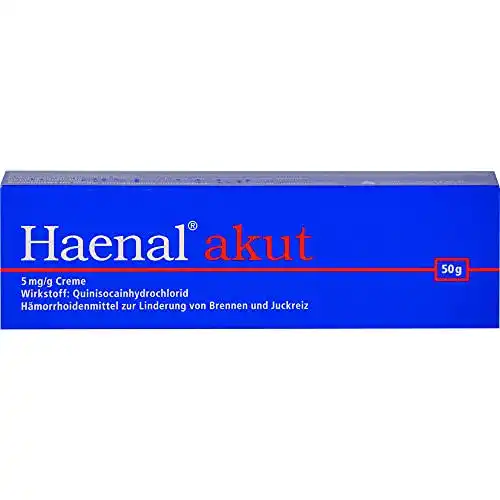 Hämorrhoidensalbe HAENAL akut Creme Hämorrhoidenmittel, 50 g