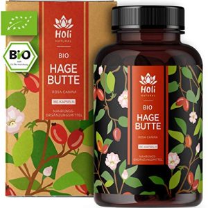 Hagebutten-Kapseln Holi Natural ®, 180 vegane Kapseln