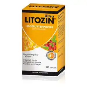 Hagebutten-Kapseln Litozin Kapseln Ultra, Spar-Set 2x120Kps.