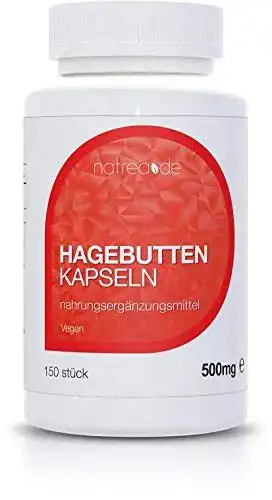 Hagebutten-Kapseln Natrea Hagebutten Kapseln 150 Stück