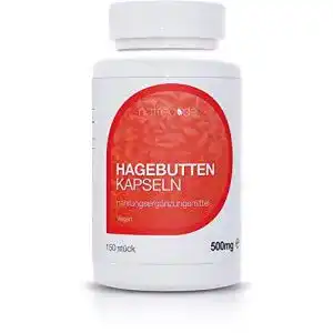 Hagebutten-Kapseln Natrea Hagebutten Kapseln 150 Stück