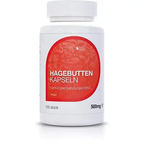Hagebutten-Kapseln Natrea Hagebutten Kapseln 150 Stück