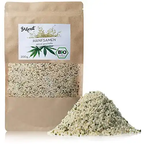 Hanfsamen BeGreat geschält BIO: 200g ganz Bio geschält