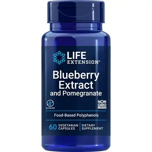Heidelbeerextrakt Life Extension Blaubeerextrakt mit Granatapfel
