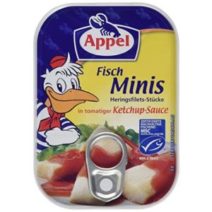 Heringe (zum Essen) Appel Heringsfilets Fisch-Minis, 12er Pack