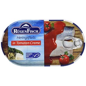 Heringe (zum Essen) Rügen Fisch Heringsfilet Tomatencreme, 19er