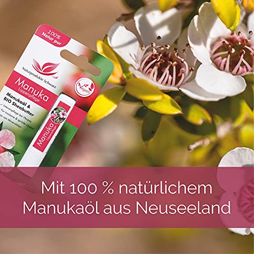 Herpes-Creme Naturprodukte Schwarz, Manuka Lippenpflege, 4,8g