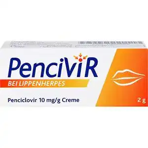 Herpes-Creme PENCIVIR bei Lippenherpes Creme, 2 g Creme