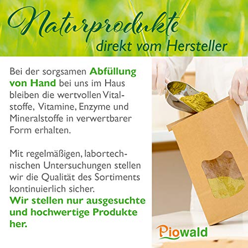 Hirsemehl Piowald BIO Hirse Mehl – 1 kg, glutenfrei