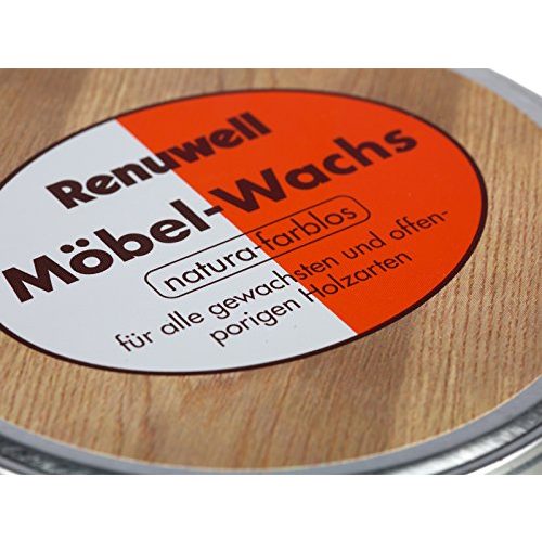 Holzwachs Renuwell Möbel Wachs 500ml, Holz, 12 x 12 x 6 cm