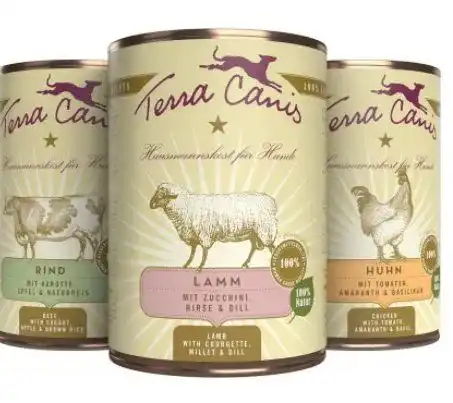 Hunde-Nassfutter Terra Canis Classic Hundefutter, 12 x 400g