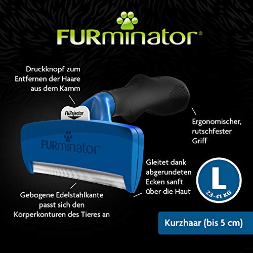 Hundebürste Furminator deShedding-Tool Größe L Kurzhaar