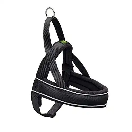 Hundegeschirr Hunter Racing Geschirr, schwarz, 62-75, L