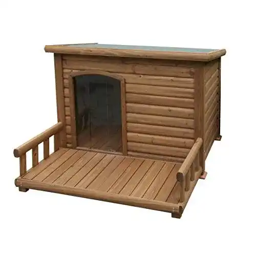 Hundehütte XXL Kerbl Hundehütte mit Terrasse, 113 x 127 x 83 cm