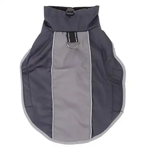 Hundemantel POPETPOP – wasserdichte Hundejacke mit D-Ringe