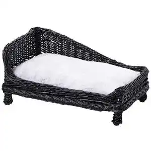Hundesofa Pawhut Haustierbett mit Kissen, 69 x 42 x 33 cm