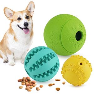 Hundespielzeug Idepet Hundeleckerli-Ball, 3er-Set, ungiftig