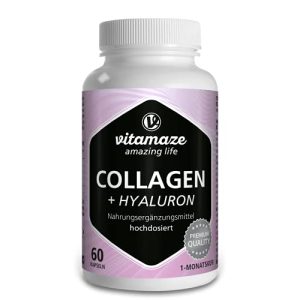 Hyaluron-Kollagen-Kapseln Vitamaze – amazing life, 60 Kapseln