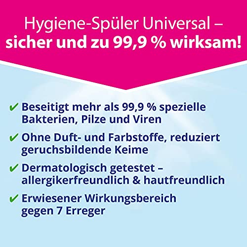 Hygienespüler IMPRESAN Hygiene-Spüler Universal: 4 x 1,5L