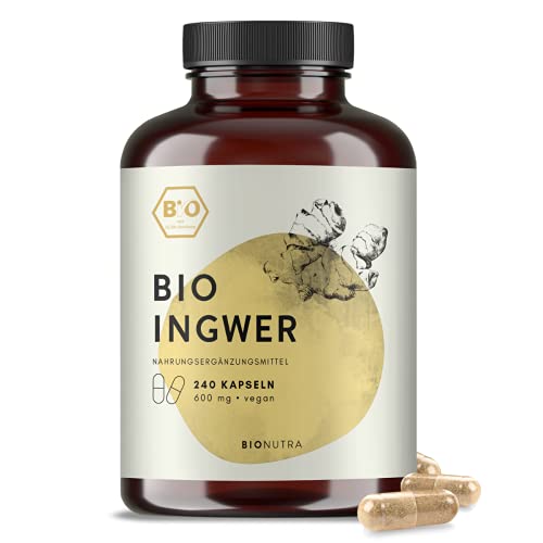 Die beste ingwer kapseln bionutra ingwer kapseln bio 240 x 600 mg Bestsleller kaufen