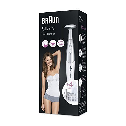 Intimrasierer Braun Silk-épil Bikinitrimmer FG1100, mit 4 Extras